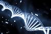 Glowing,Dna,Rotates,In,Space.,Design.,Dna,Spiral,Rotates,And