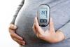 Pregnant,Woman,Checking,Blood,Sugar,Level,With,Blood,Glucose,Meter.