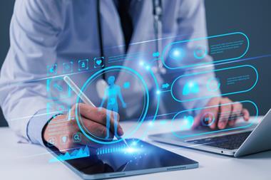 Doctor,Using,Technology,Telemedicine,Healthcare,On,Tablet,Analysis,Health,Data.