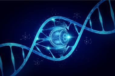 Eye,Dna,Gene,Cell,Double,Helix,Blue.,Genetic,Synthetic,Biology