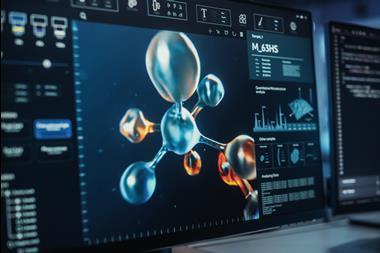 Computer,Screen,With,Molecular,Modelling,Software,Simulating,Proteins,,Designing,New
