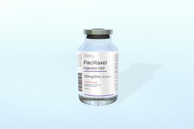 3d,Rendering,Of,Cancer,Drugs,Vial,Paclitaxel.,Injection,Medical,Vial