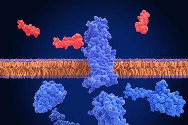Glp-1,Receptor,,Inactivated,And,Surrounded,By,An,Agonist,(semaglutide,,Red)