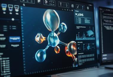 Computer,Screen,With,Molecular,Modelling,Software,Simulating,Proteins,,Designing,New