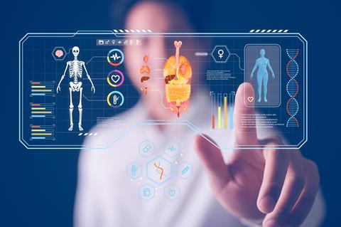 Medical,And,Healthcare,Concept,,Doctor,Analysing,Body,Organs,Chart,Medical