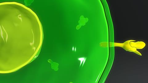 T,Helper,Cell,3d,Illustration