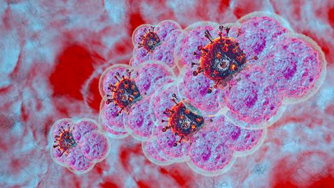 3d,Render,Illustration,Natural,Killer,Body,Cell,Immune,Respone,Corona