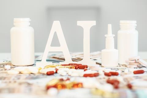 Ai,Among,Drugs,,Pills,,Capsules,,Bottles,On,Banknotes.,Technology,,Healthcare,