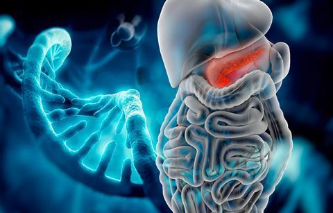 Treatment,Of,Pancreatic,Cancer,,Dna,Vaccine.,3d,Rendering