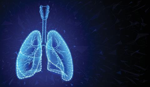 Illustration,Of,Two,Human,Lungs,In,A,Modern,Style,Using