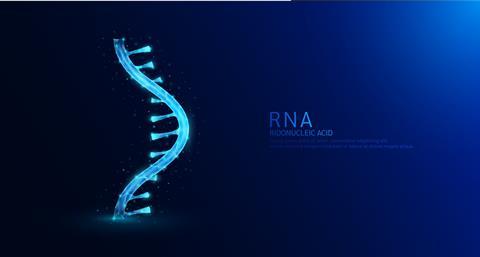 Chromosome,Rna,Or,Ribonucleic,Acid,Gene,Double,Helix,Blue,Glowing