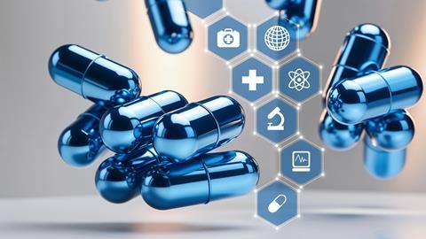 Digital,Medicine,And,Pharmaceuticals.modern,Medical,Technology,And,Drug,Development
