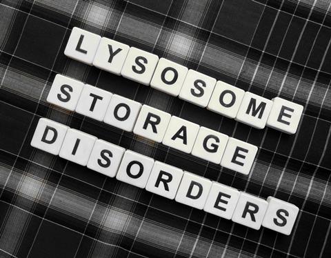 Lysosome,Storage,Disorders,,Word,Cube,With,Background.