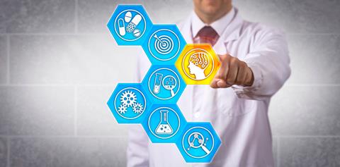 Unrecognizable,Pharmaceutical,Scientist,Activating,Ai-driven,Application,To,Speed,Up,The