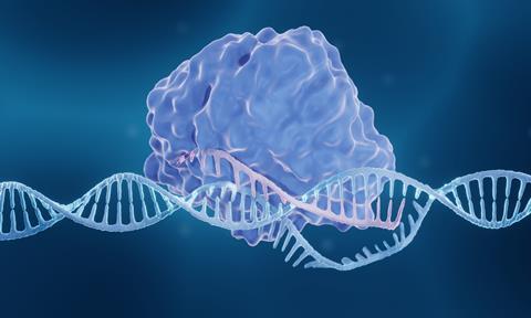 Crispr-cas9,Genome,Editing,Enzyme,,3d,Illustration